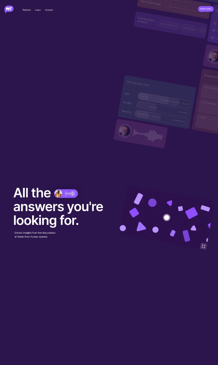 PSi  — website design on Landdding