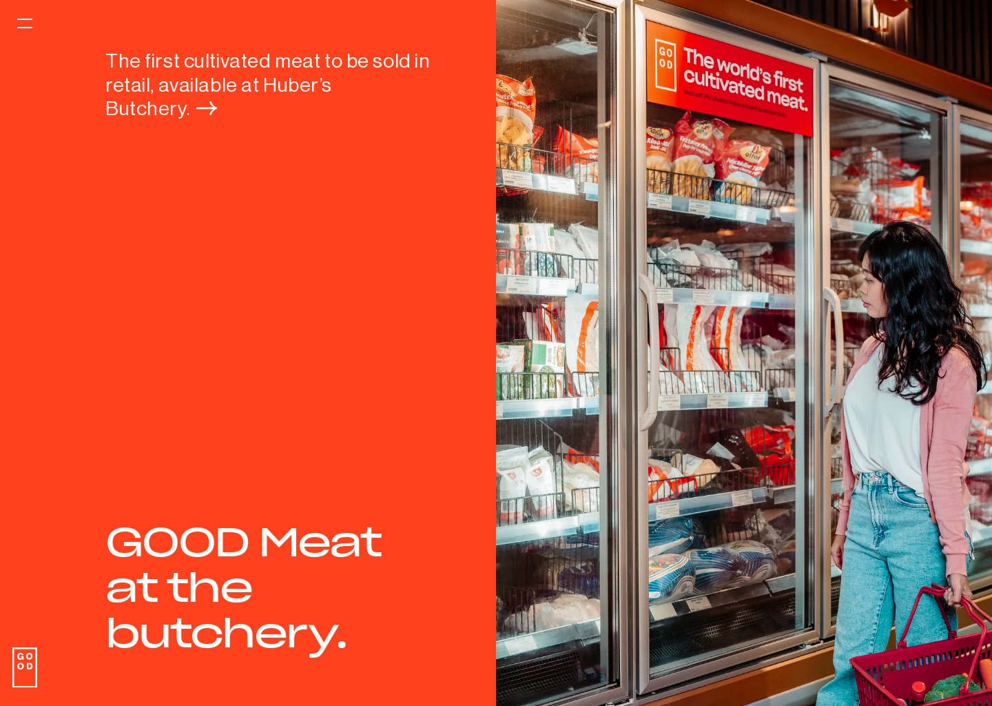 GOOD Meat | The future of meat — website design on Landdding