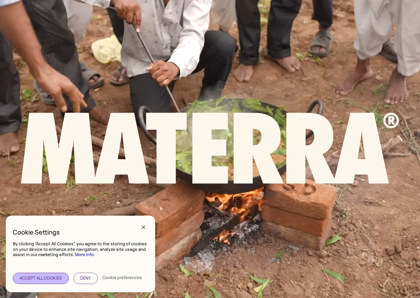 Materra 🌱 Future-Proof Cotton — website design on Landdding