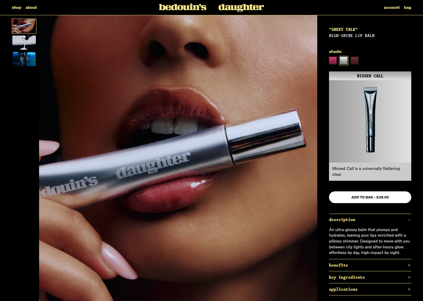 Sweet Talk High Shine Lip Gloss Missed Call