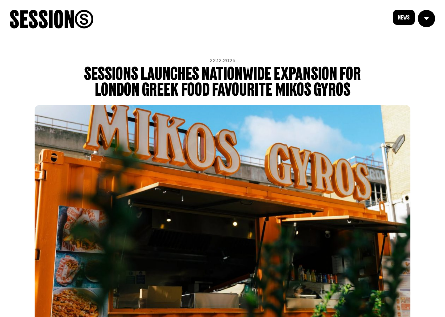 Sessions Launches Nationwide Expansion For London 