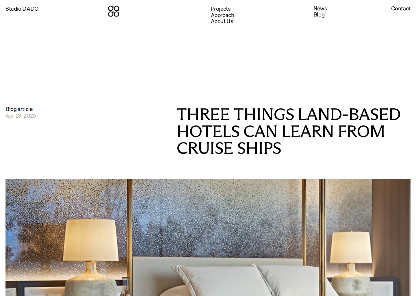 3 Things Land Based Hotels Can Learn From Cruise S