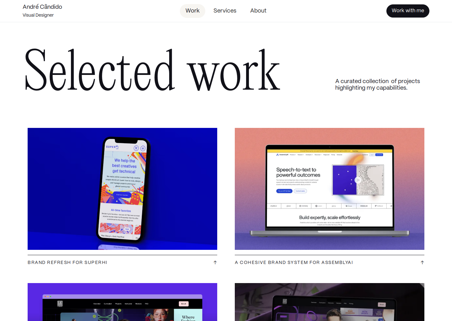 Work – André Cândido