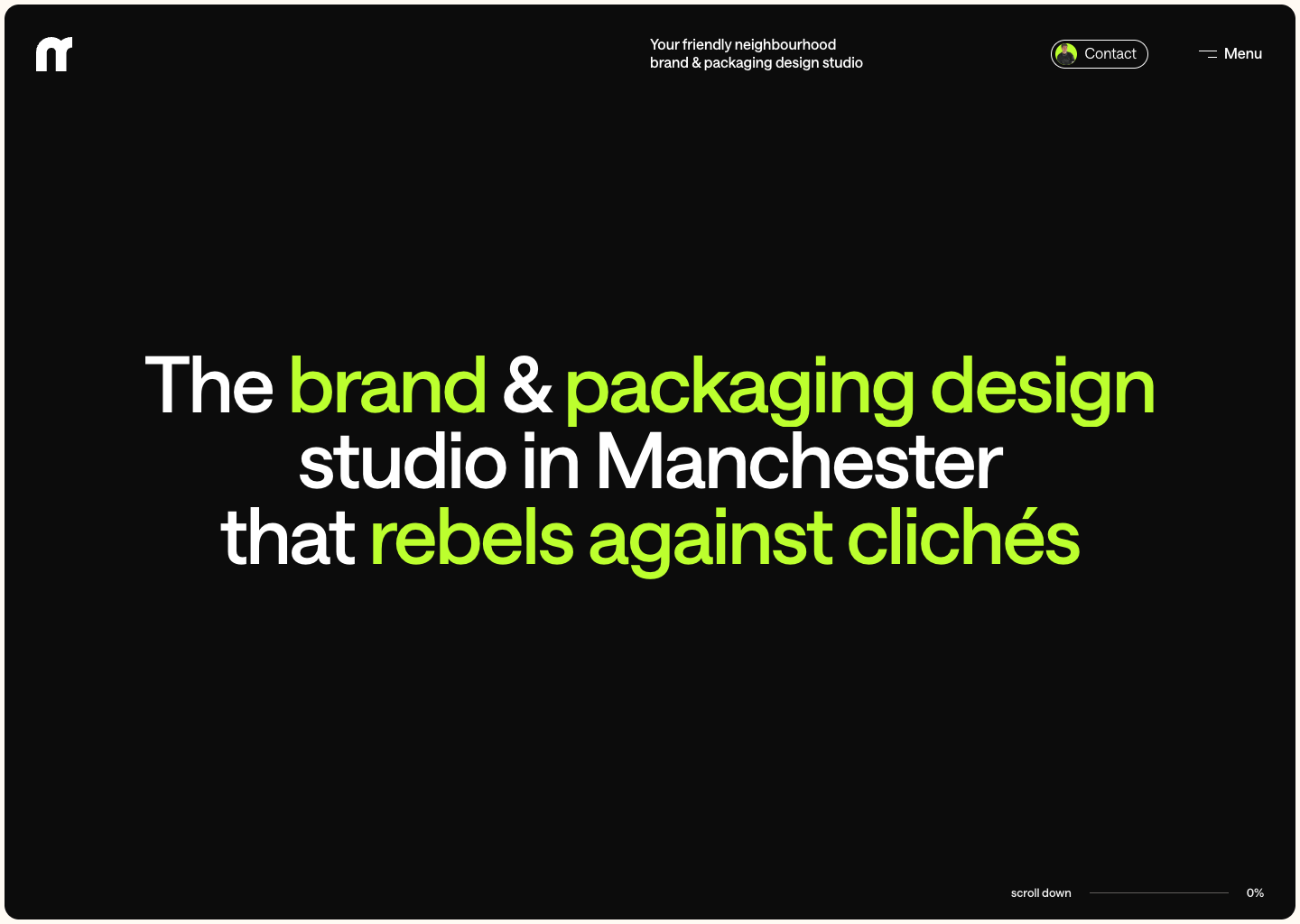Noramble | Brand &amp; Packaging Design Studio Manchester — website design on Landdding