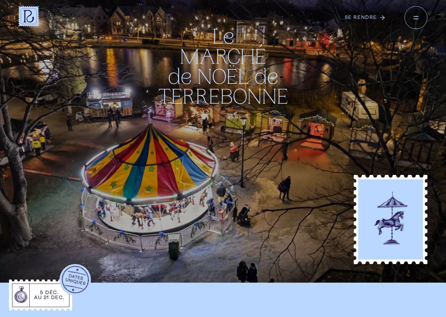 Route de Noël | Marché de Terrebonne