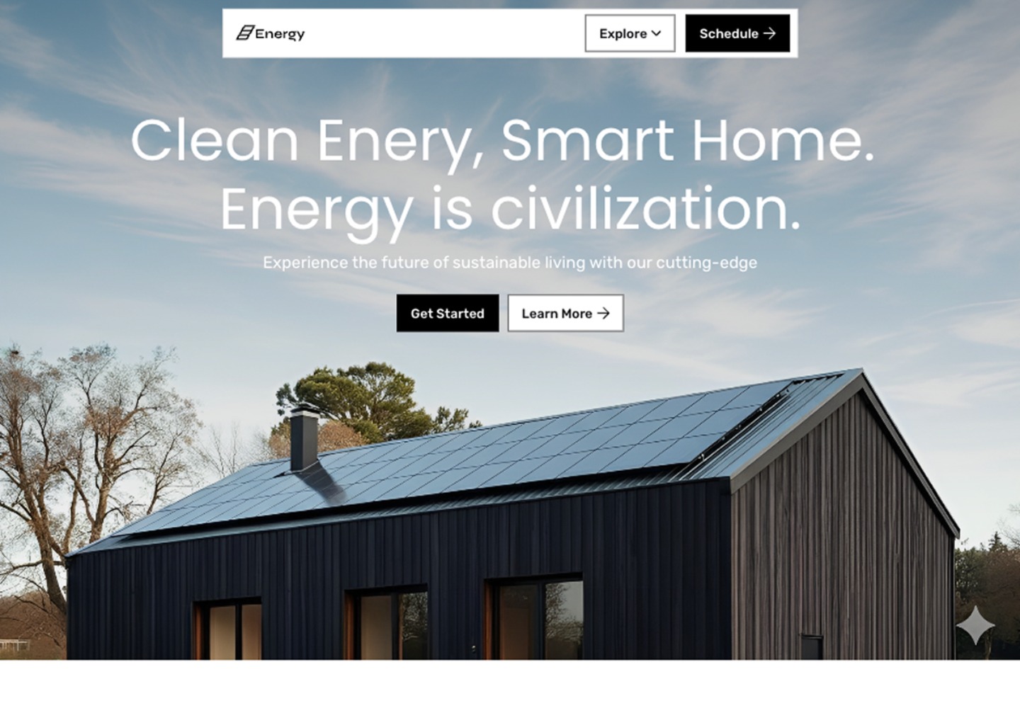 Free Webflow template – Green Energy  — website design on Landdding