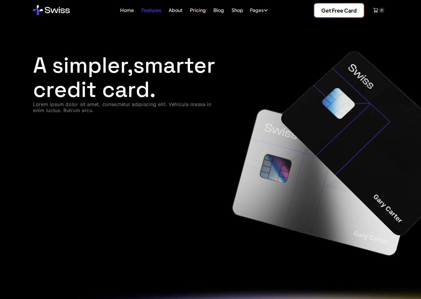 Swiss - Webflow HTML website template