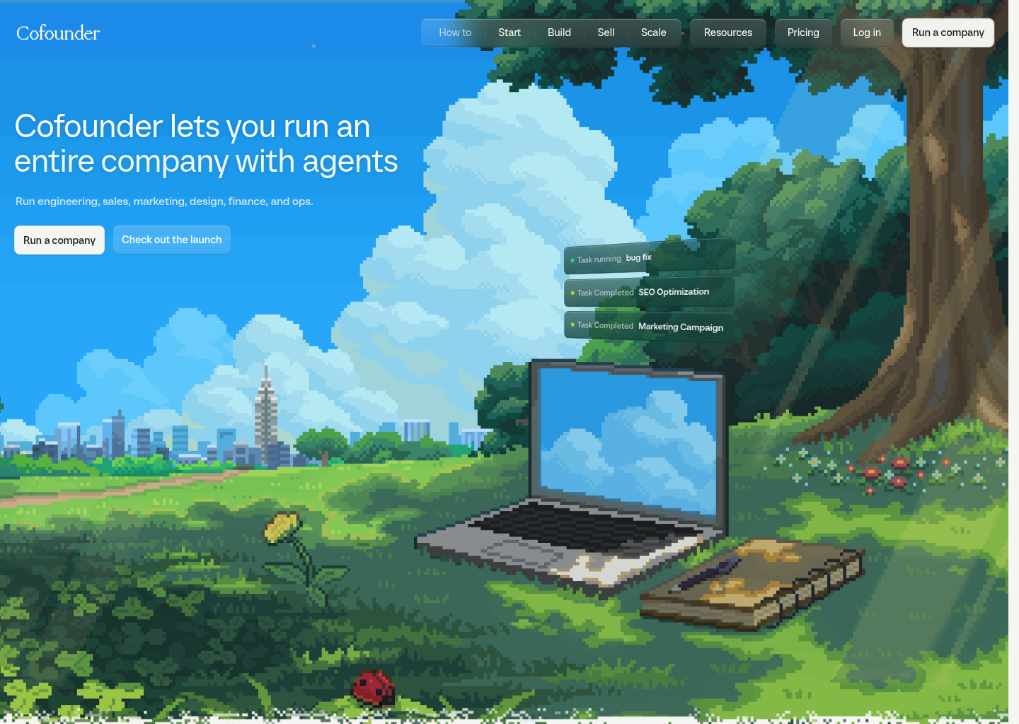 Cofounder — website design on Landdding