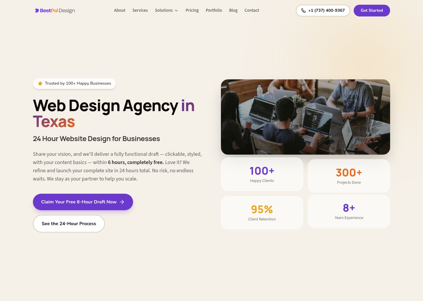 Best Pal Design | Professional Website Design & Development in 24 Hours — website design on Landdding