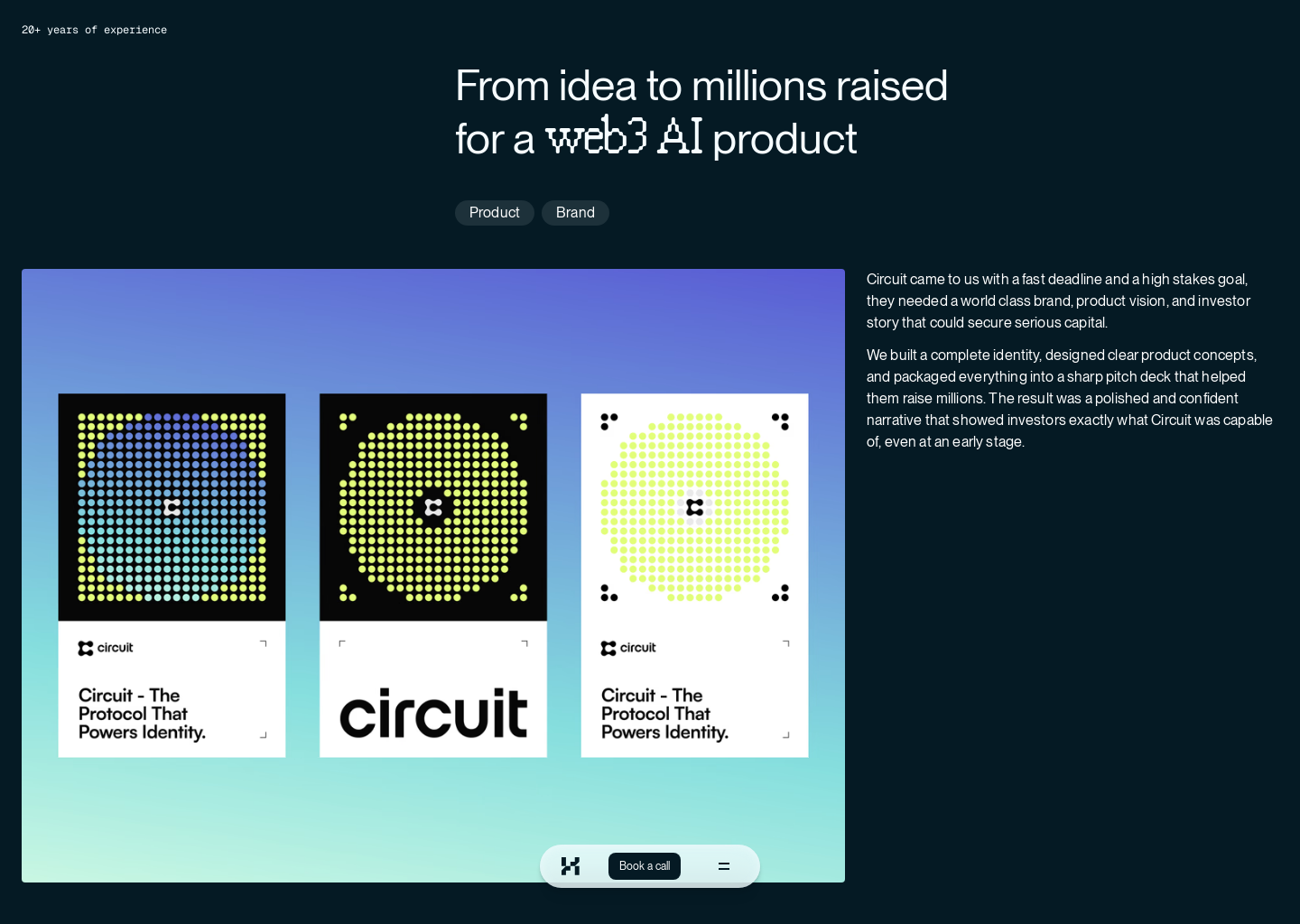 From idea to millions raised for&nbsp;a web3 AI product | Halaska Studio