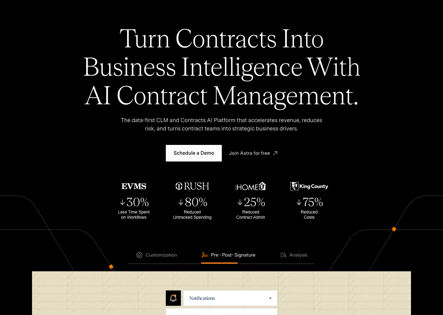 Agiloft: AI Contract Lifecycle Management Software — website design on Landdding