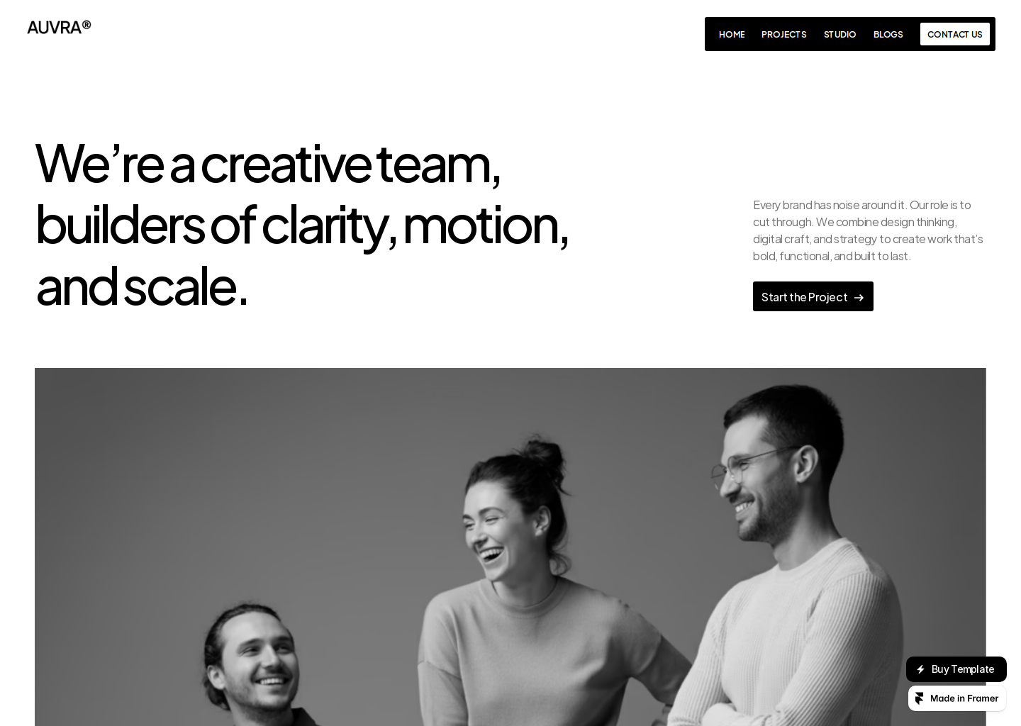 Auvra® – Premium Agency Template