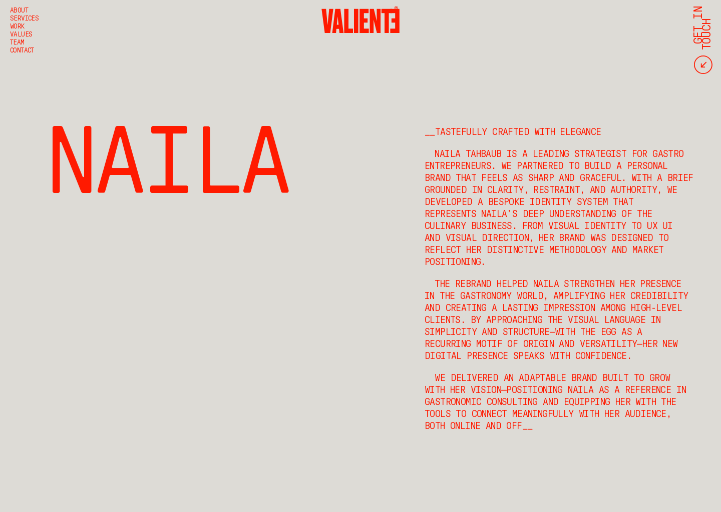 VALIENTE®