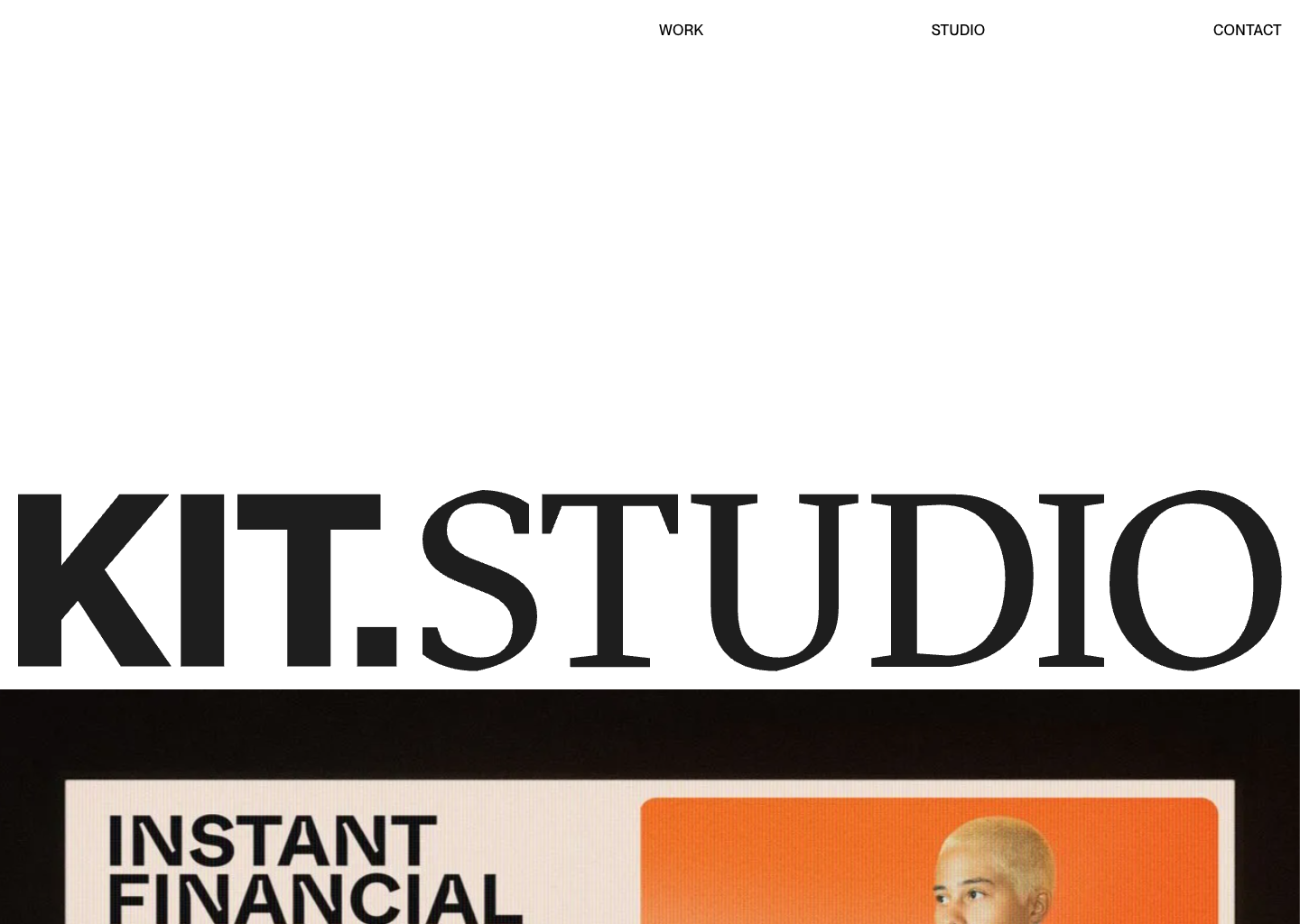Kit Studio | Creativity for the ambitious — website design on Landdding