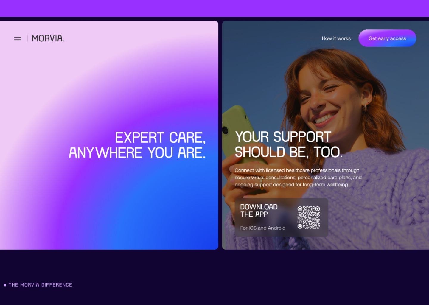 Morvia - Webflow HTML website template — website design on Landdding