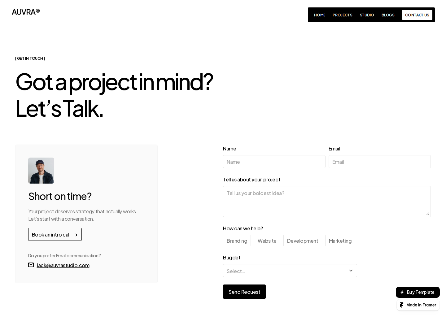 Auvra® – Premium Agency Template