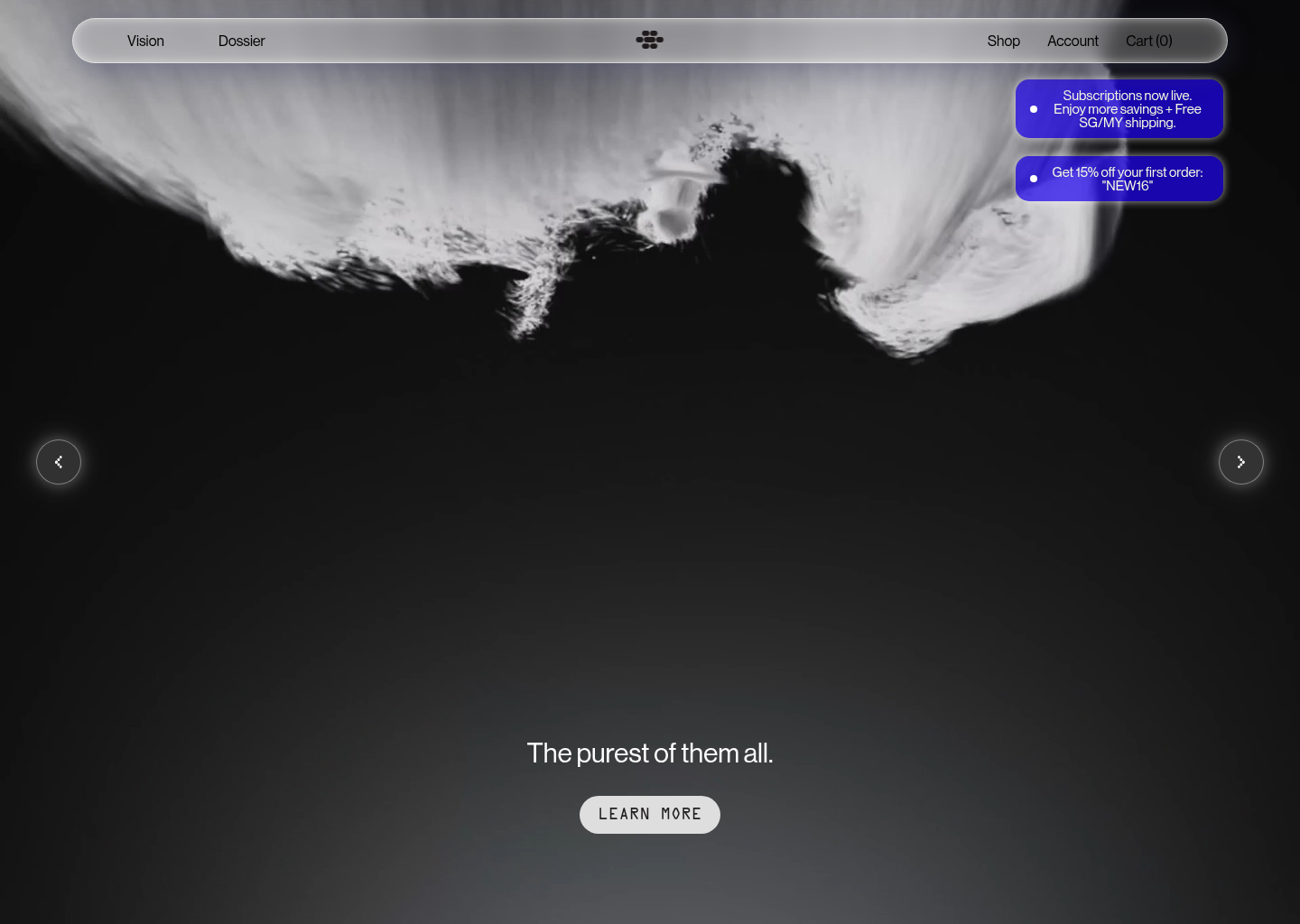 Foulplay | Performance you can taste — website design on Landdding