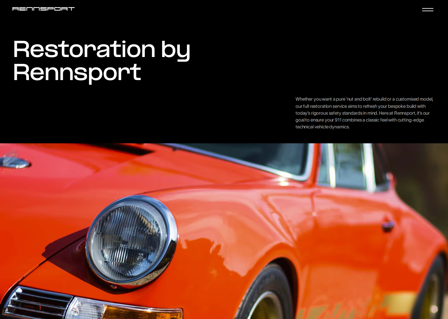 Restoration | Rennsport