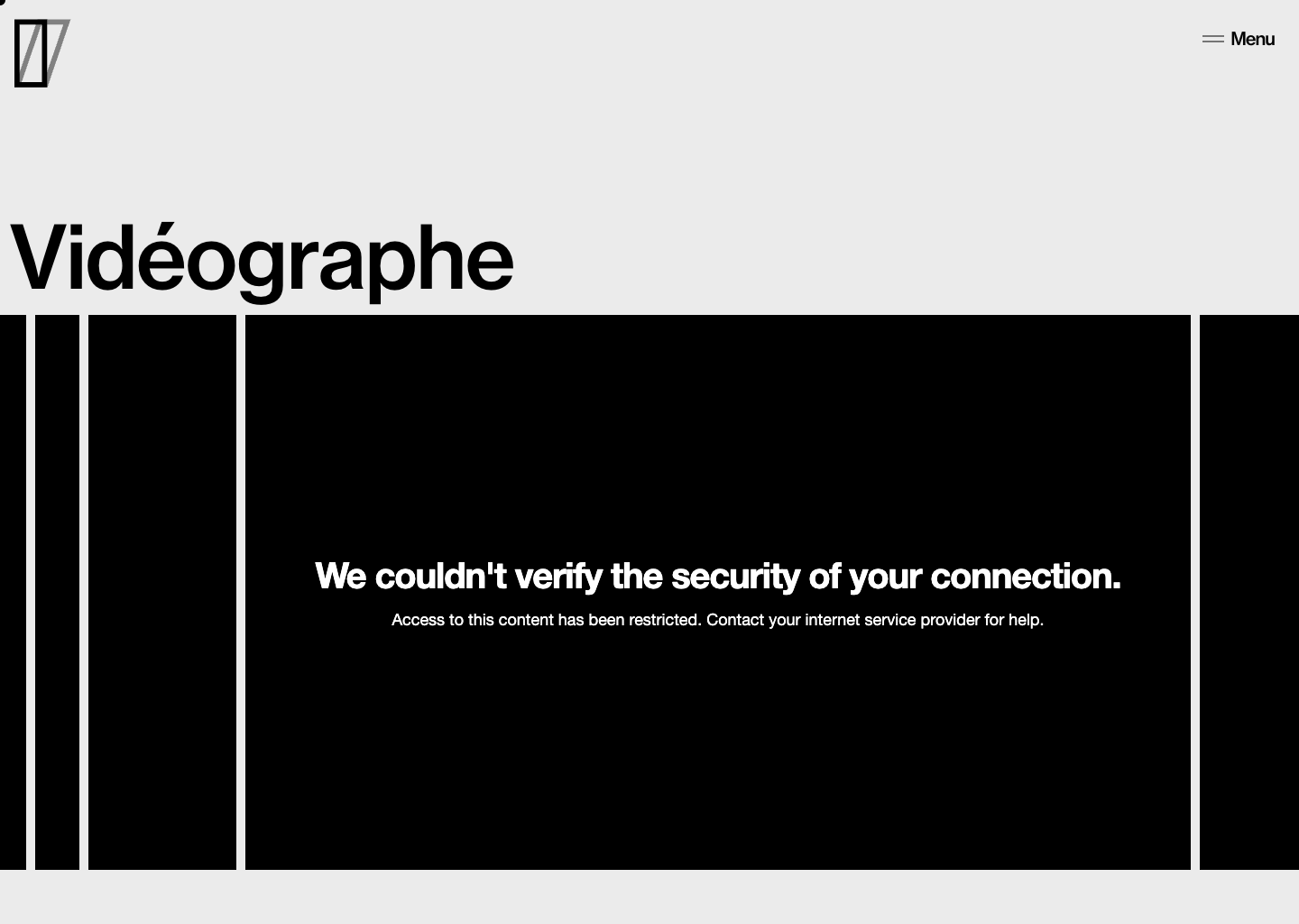 Accueil - Vidéographe — website design on Landdding