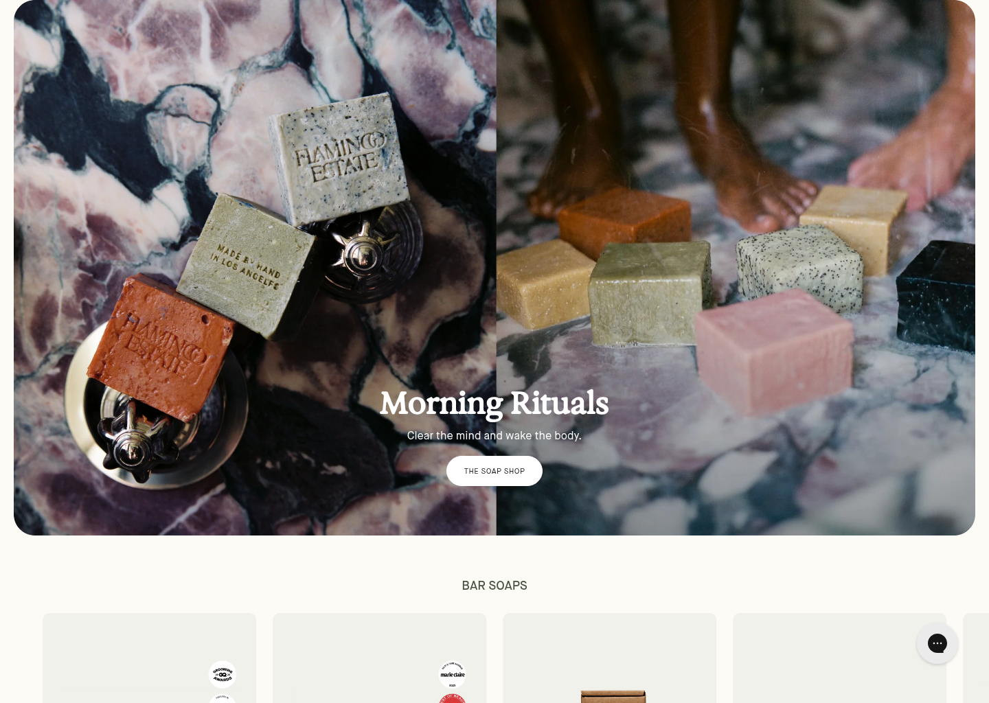 Flamingo Estate — website design on Landdding
