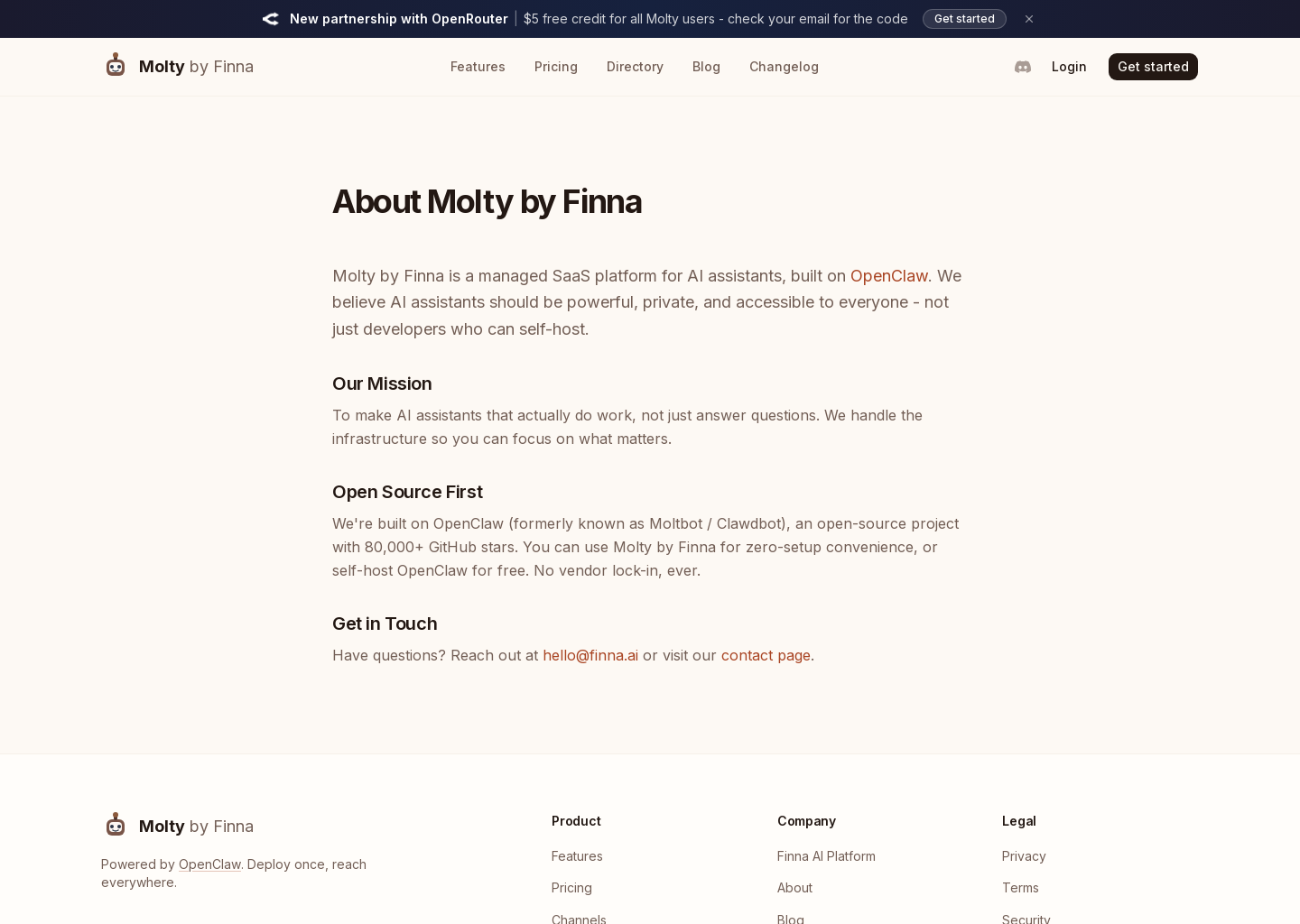 About | Molty by Finna | Molty by Finna