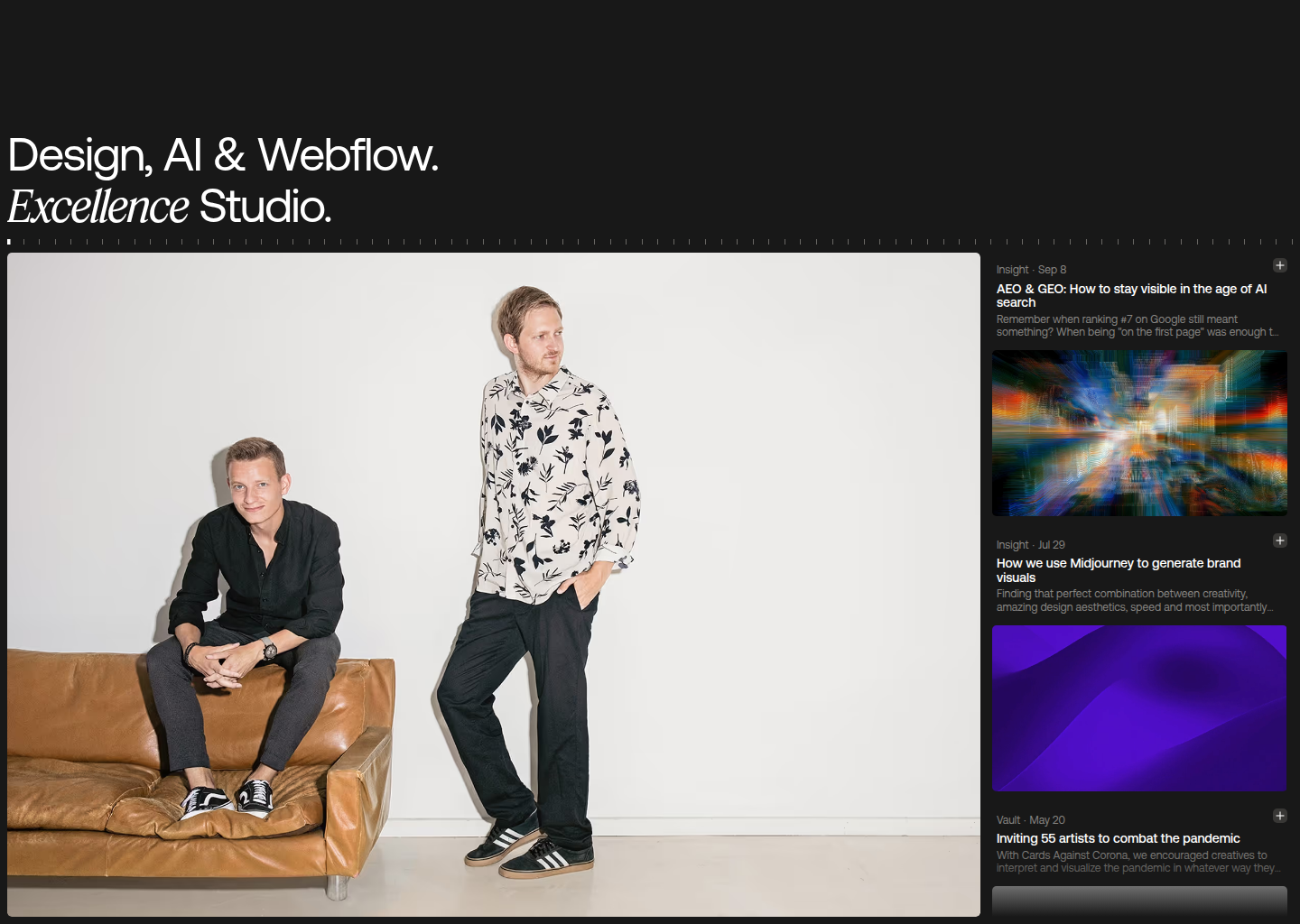 Oimachi – Design, AI & Webflow Excellence Studio. — website design on Landdding