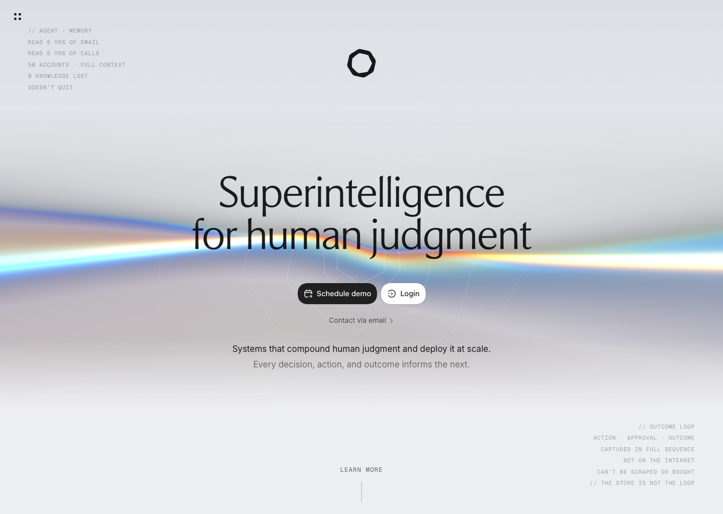 Octolane · Revenue Superintelligence — website design on Landdding