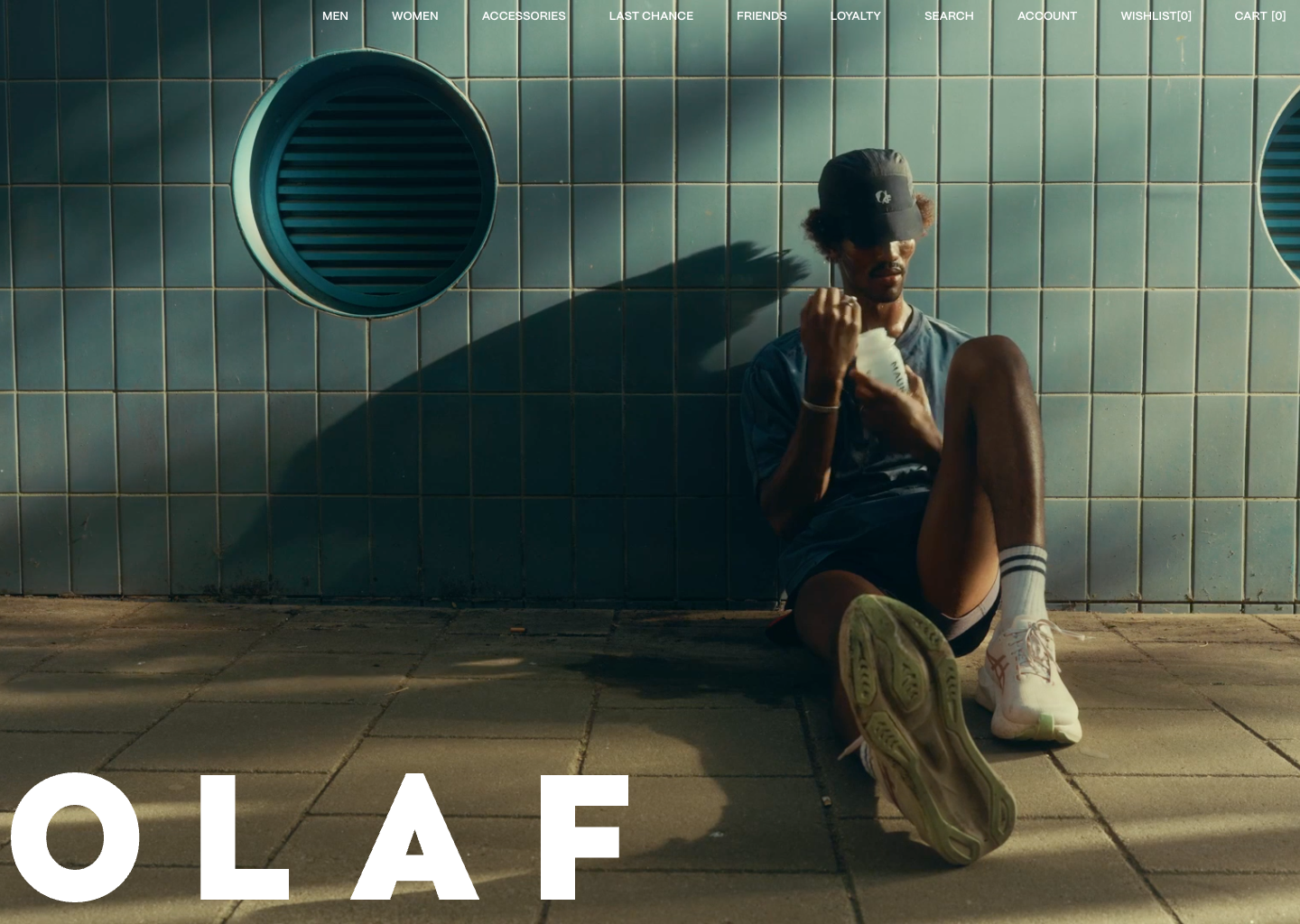 
  OLAF
 — website design on Landdding
