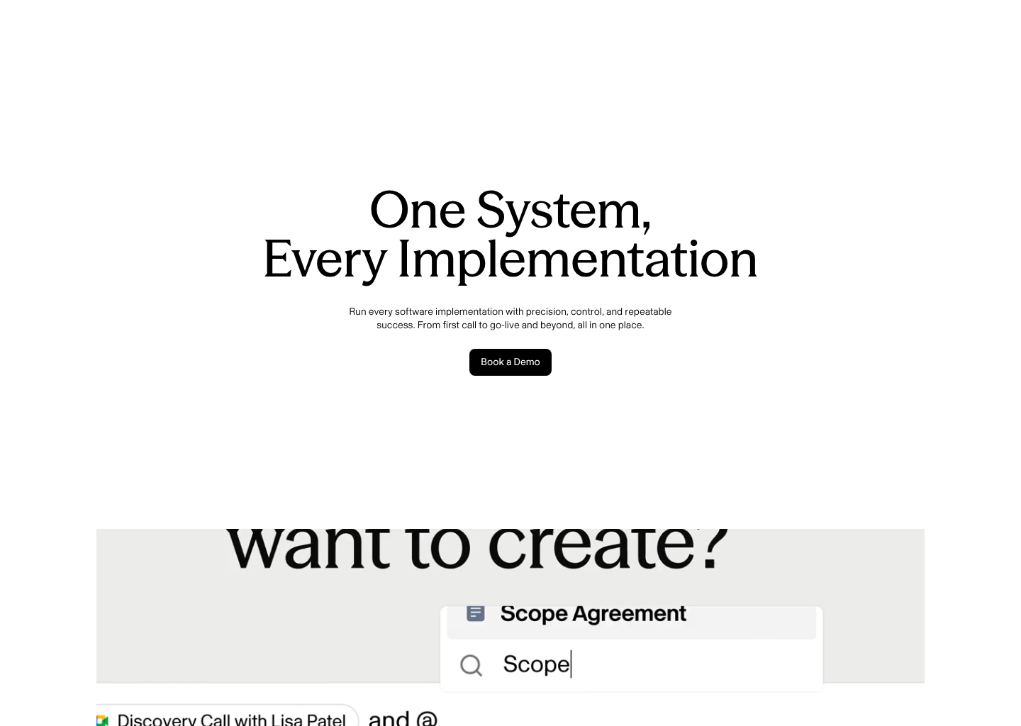 Auctor | AI System of Action for Software Implementations — website design on Landdding