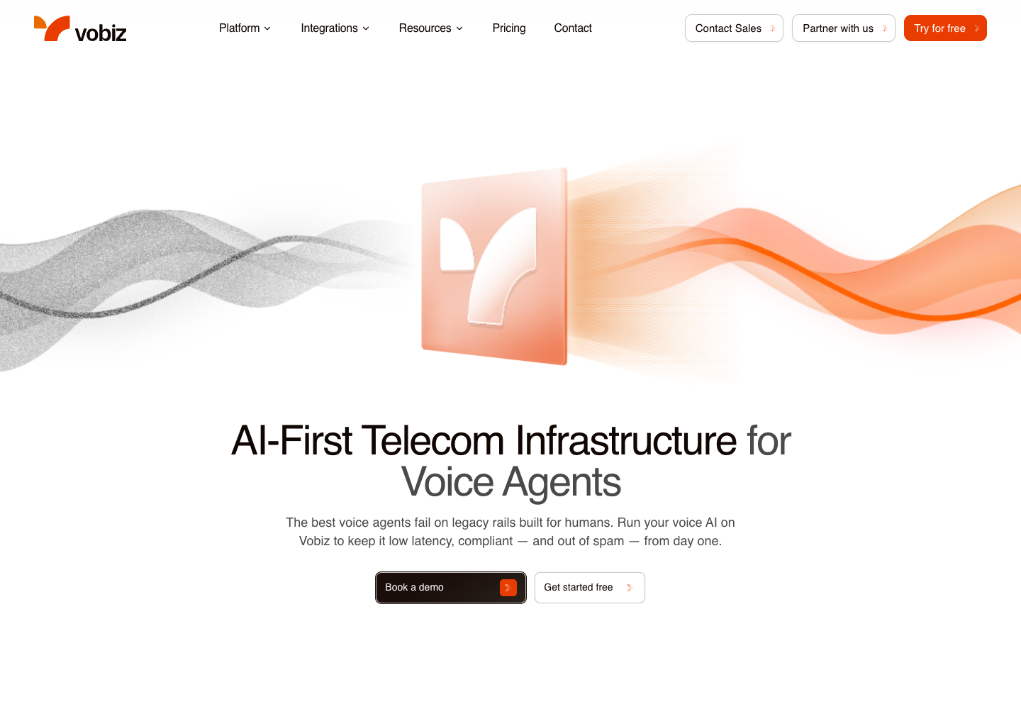 SIP Trunk India | Voice API & Programmable Telephony â Vobiz — website design on Landdding