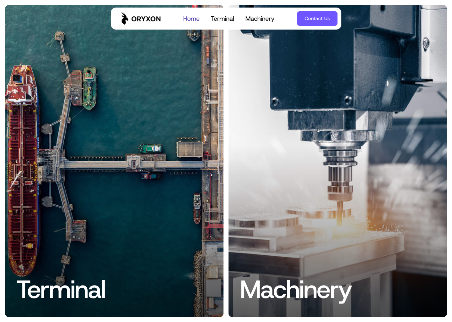 Oryxon Energy - Energy Infrastructure & Industrial Assets UAE — website design on Landdding