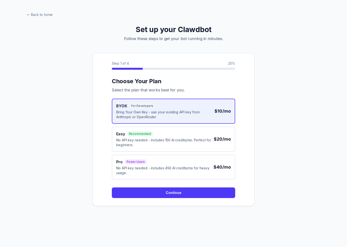 Get Started - Clawdhost | ClawdHost