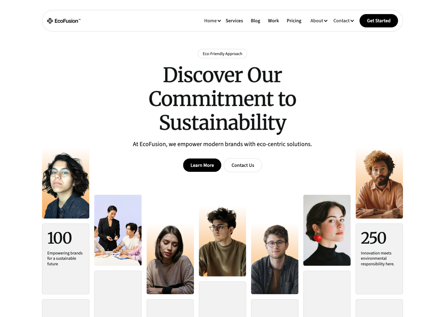 EcoFusion - Webflow HTML website template