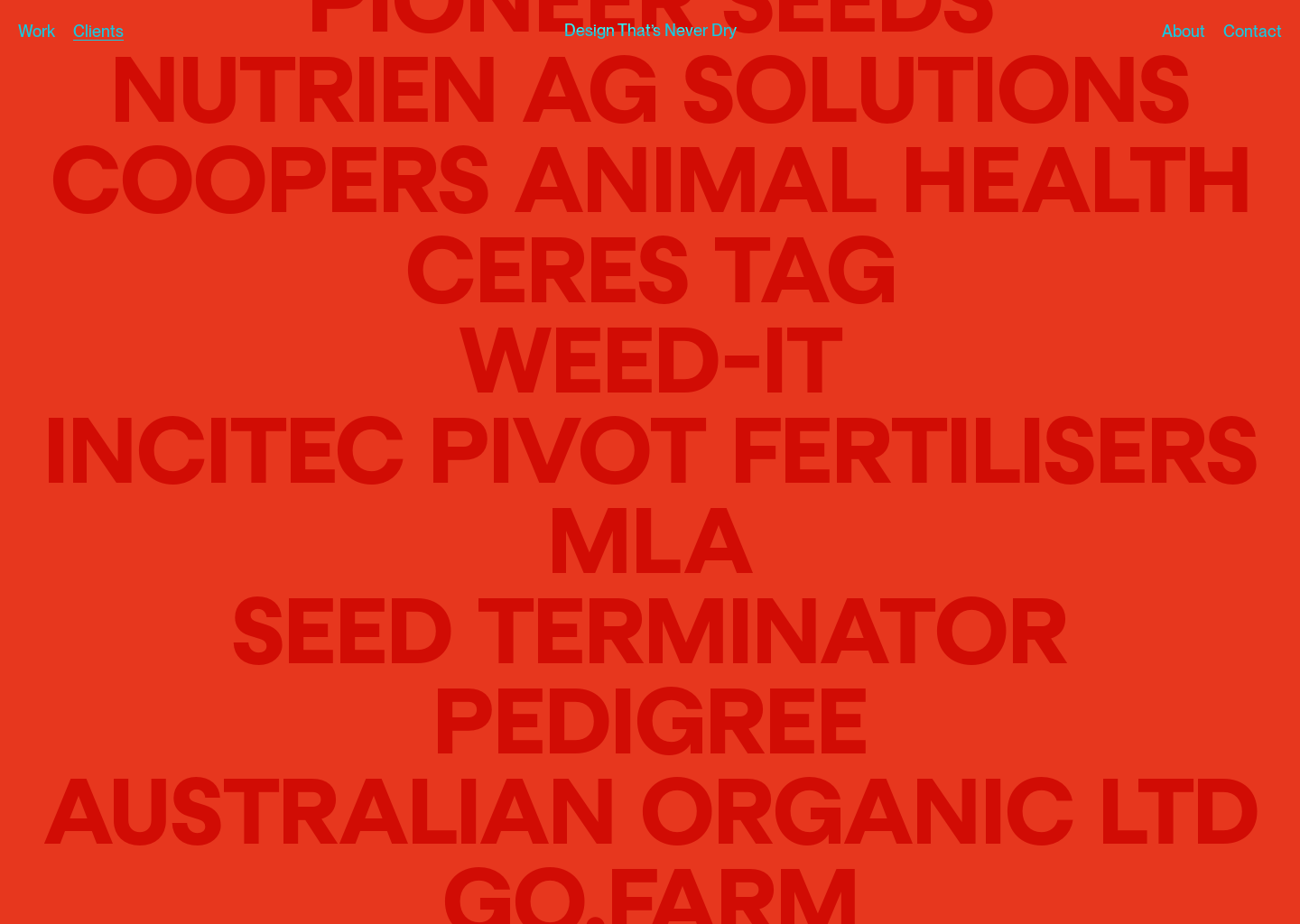 Clients | Studio Agriculture