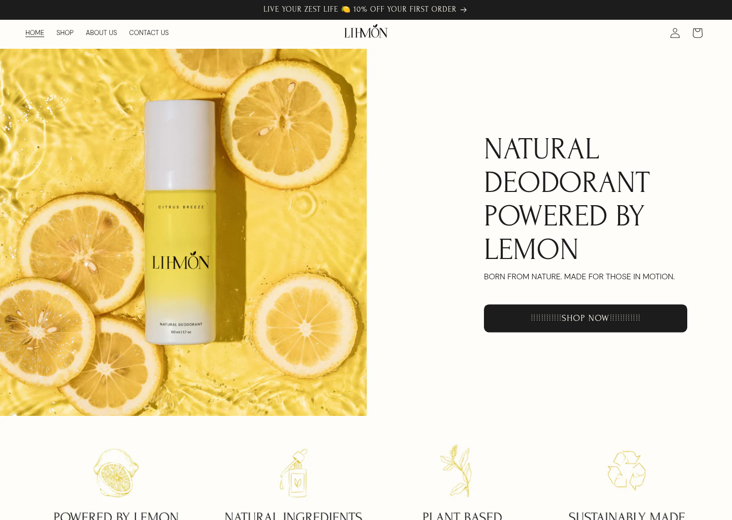 LIHMON — website design on Landdding