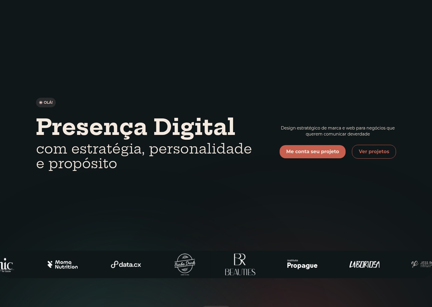 Carol Petri — Web Design e Design de Marca — website design on Landdding