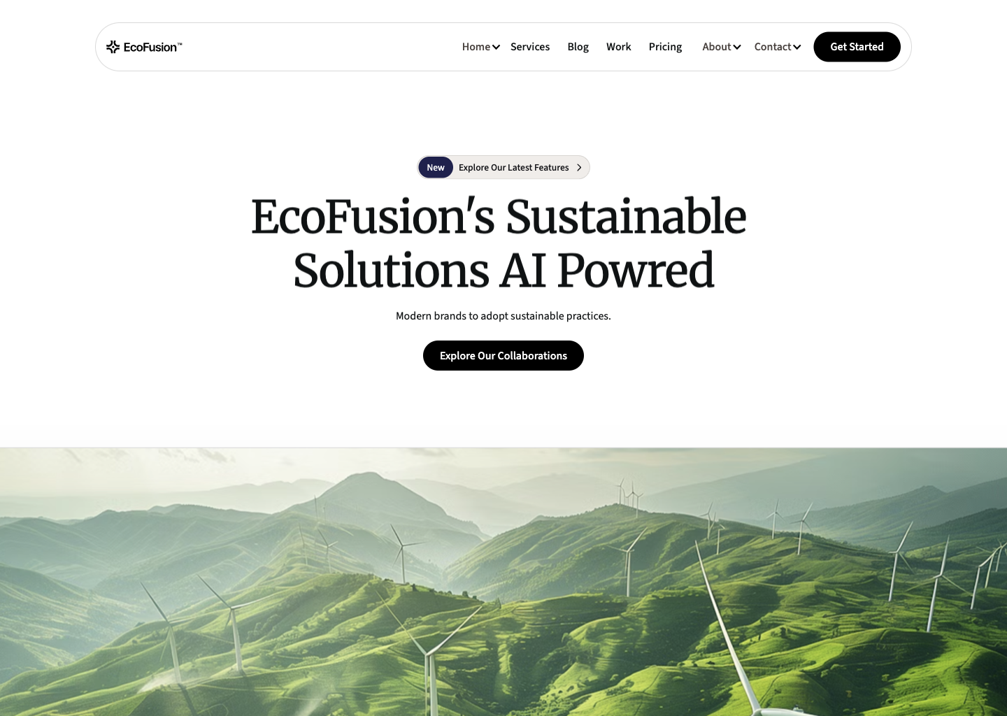 EcoFusion - Webflow HTML website template