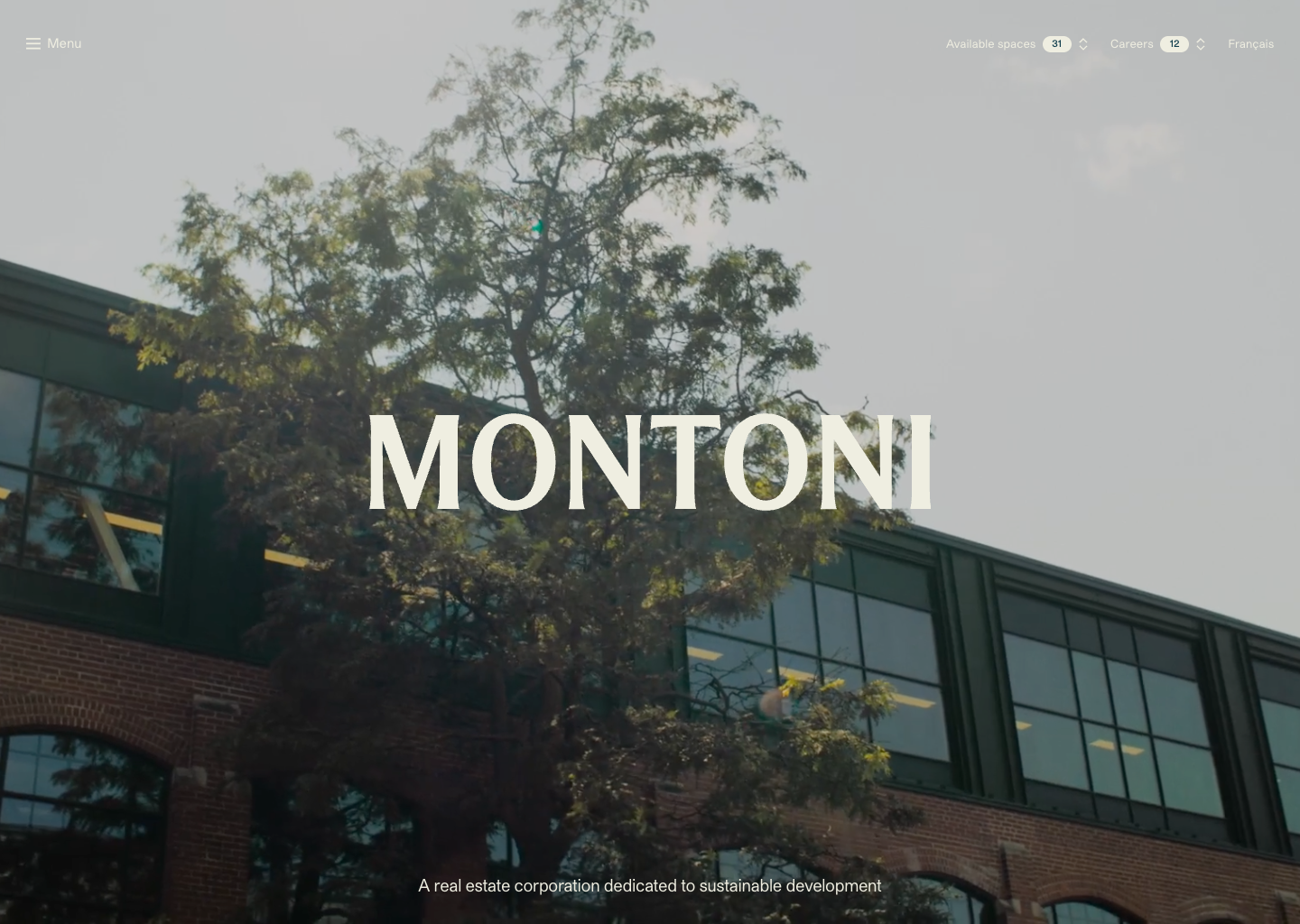 Accueil | Groupe Montoni — website design on Landdding