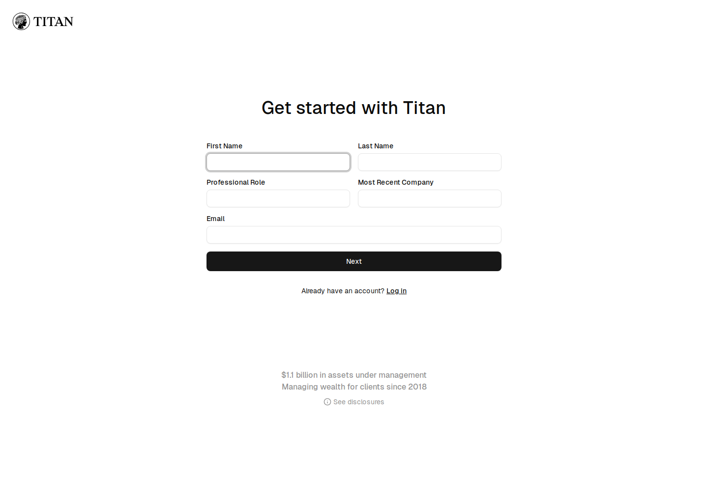 Titan | Wealth Management for Modern Professionals