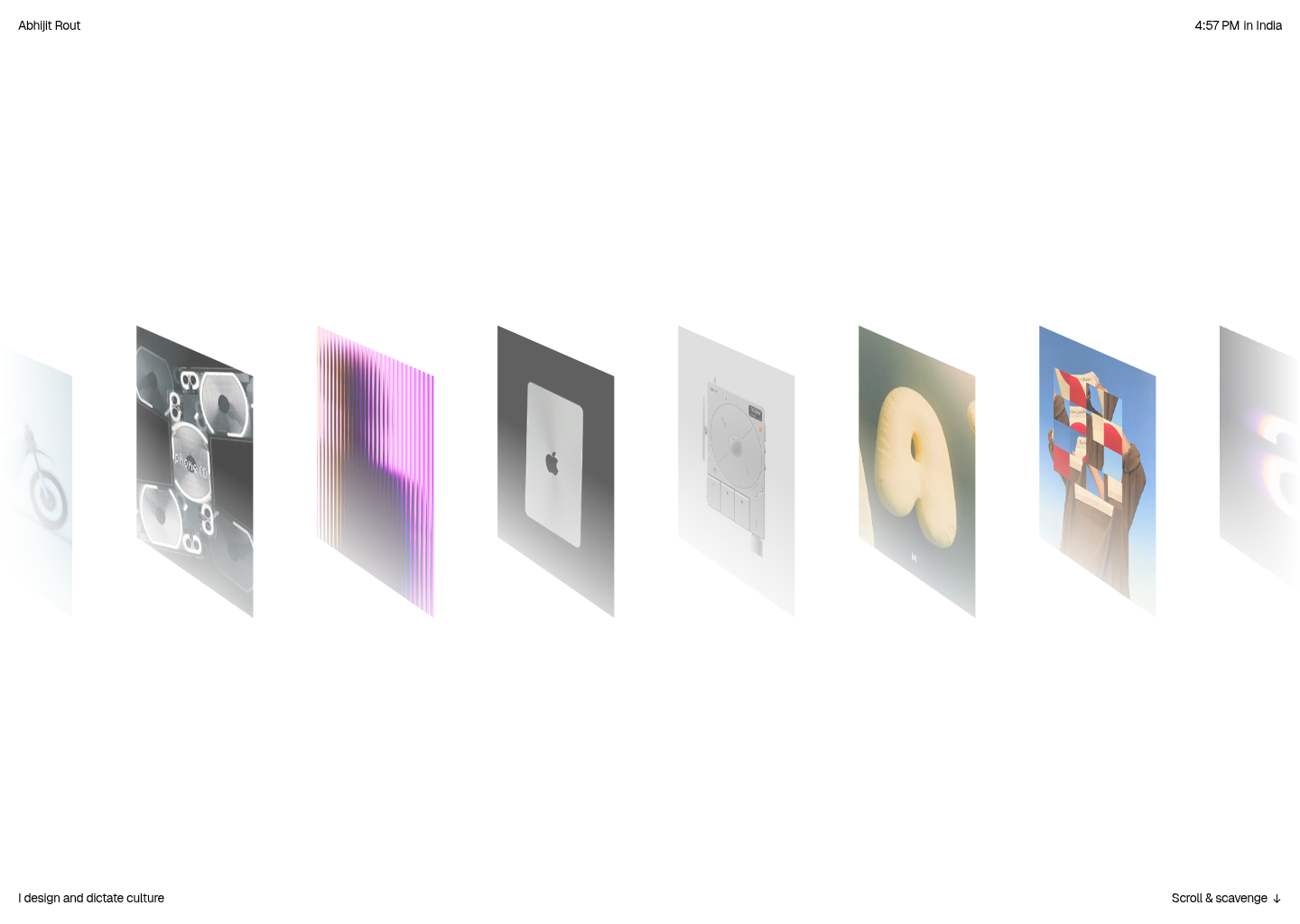 Abhijit Rout - Creative Designer — website design on Landdding