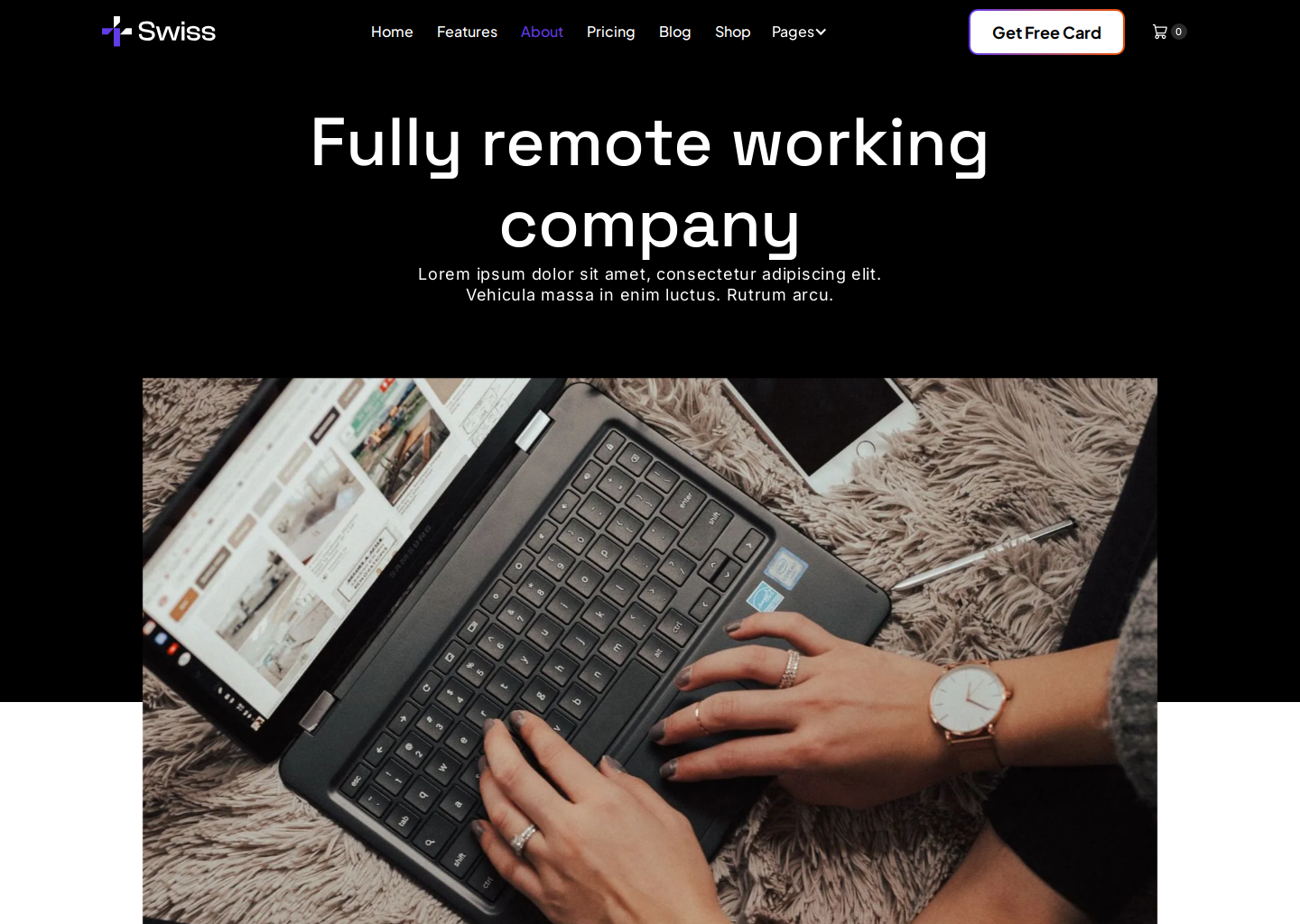 Swiss - Webflow HTML website template