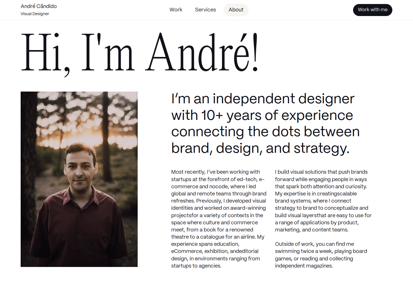 About – André Cândido