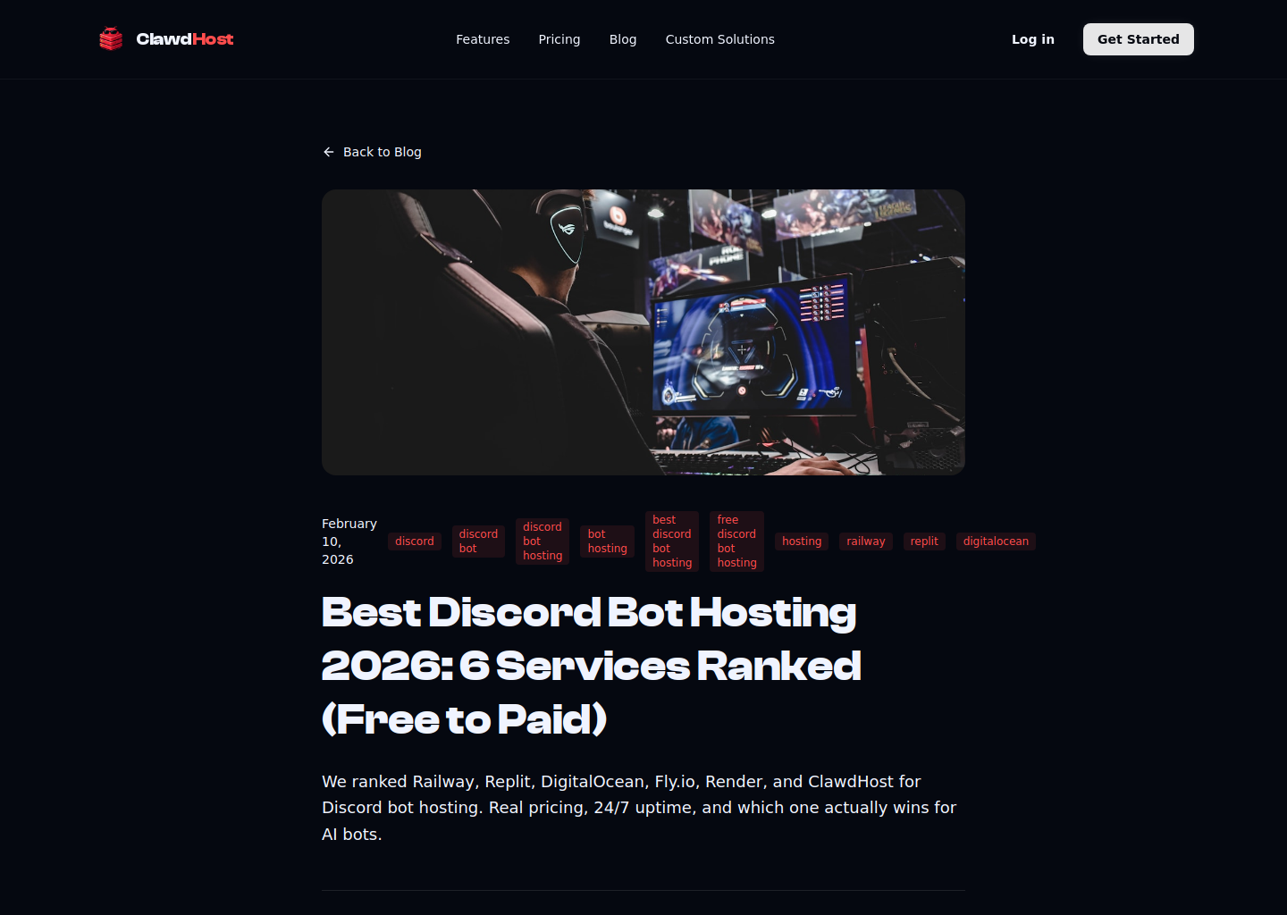 Best Discord Bot Hosting 2026: 6 Services Ranked (Free to Paid) | ClawdHost